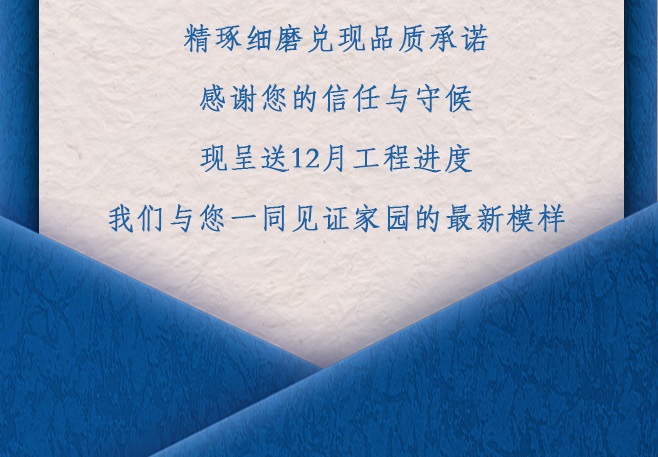 项目动态丨12月工程进度播报